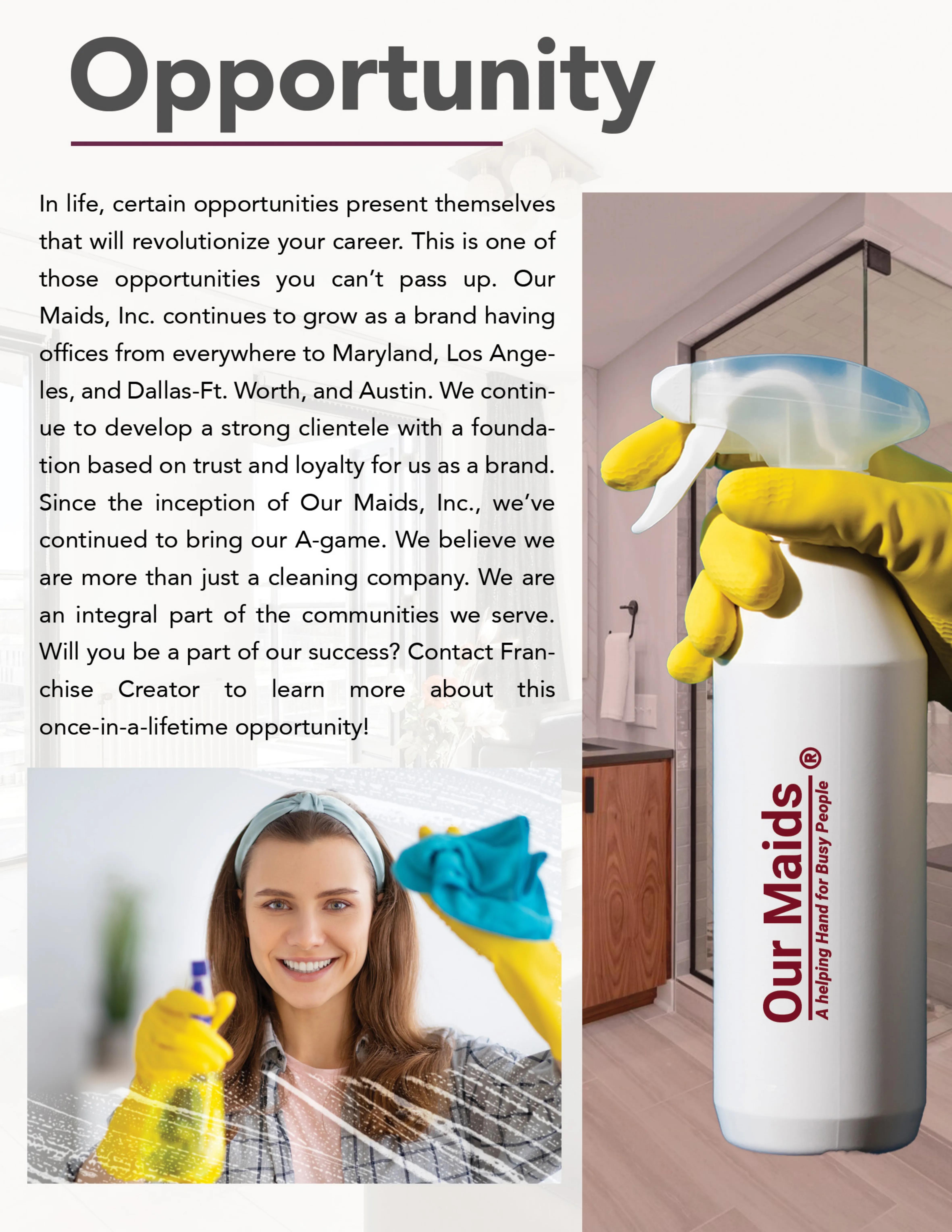 Best Cleaning Franchise Opportunit ies